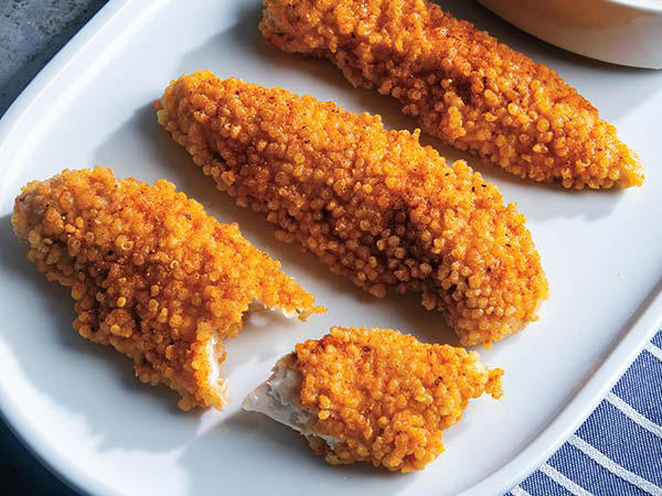 Quinoa-Crusted Chicken Tenders